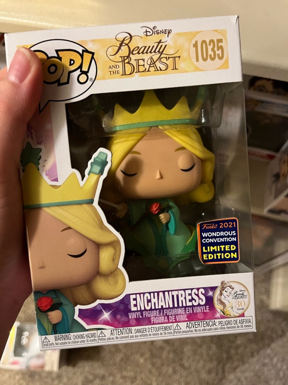 Funko Enchantress Vinyl Figure - Green Dress & Yellow Hair